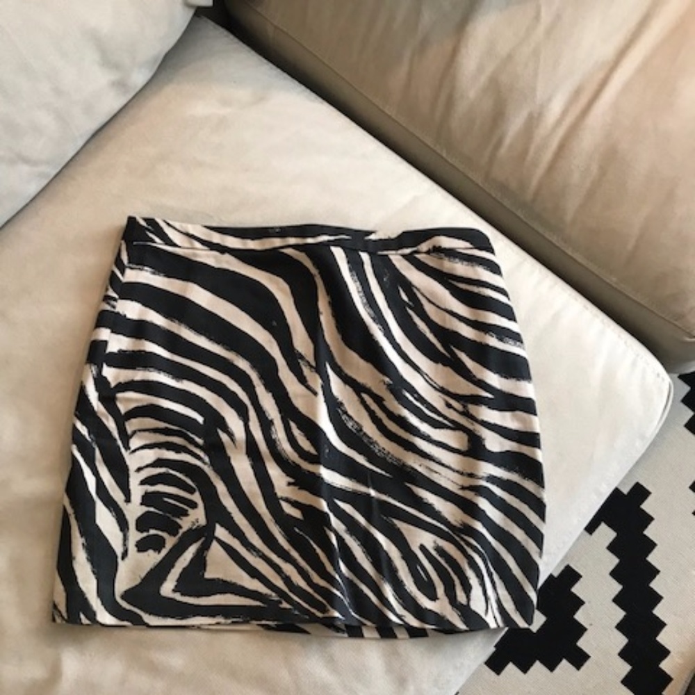 Animal Print Mini Skirt